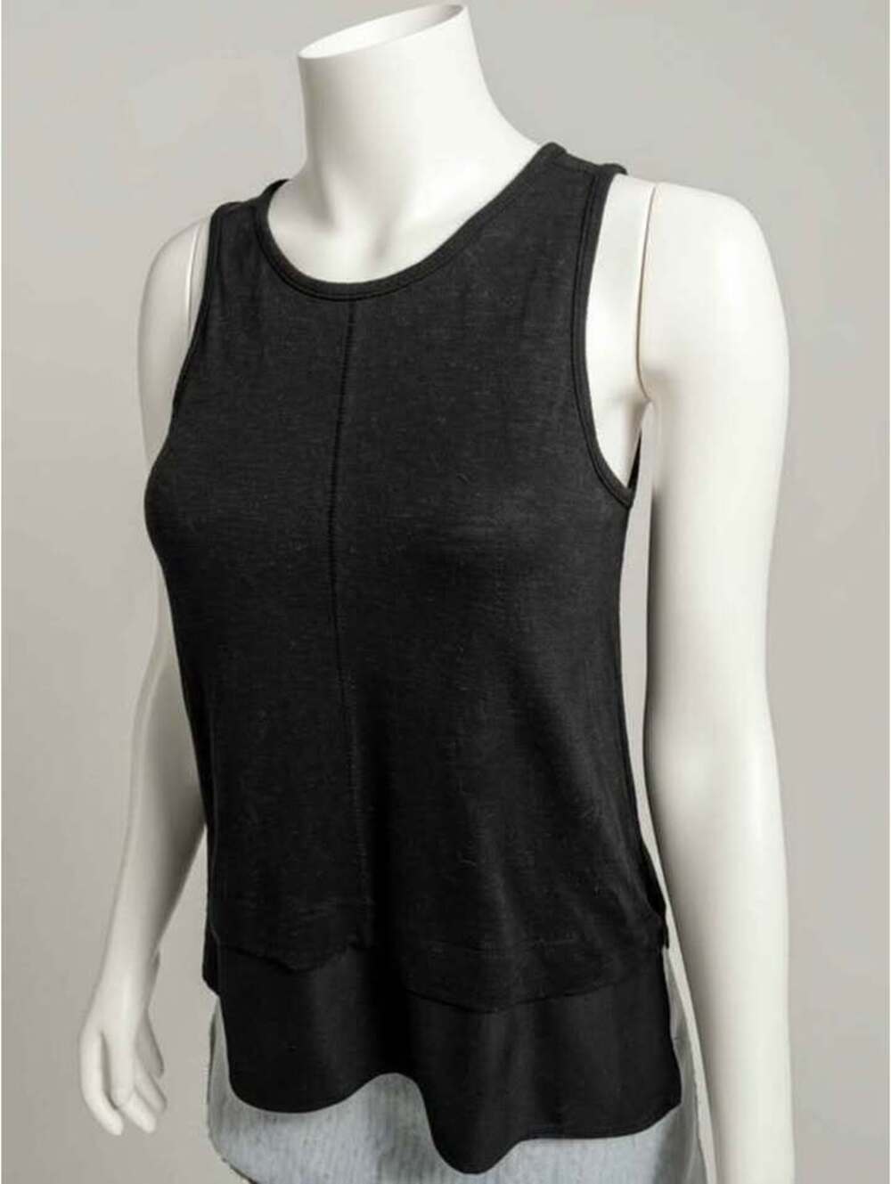 J.Crew Black Keyhole Back Tank Top Size S
